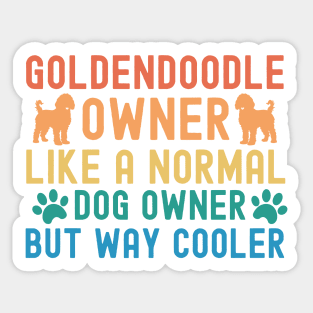 Goldendoodle Owner Sticker